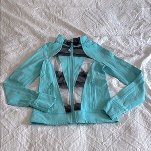 Ivivva Perfect Your Practice Teal Jacket Size 12